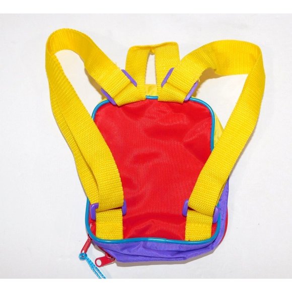 Vintage Disney Winnie the Pooh Piglet PVC Mini Backpack Travel Bag Toddler Kids - Picture 4 of 10